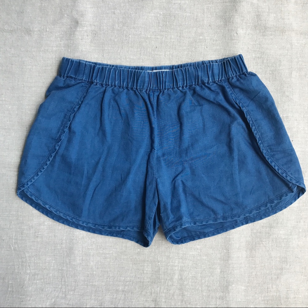 Madewell Pull-on Shorts Cotton Linen Size S